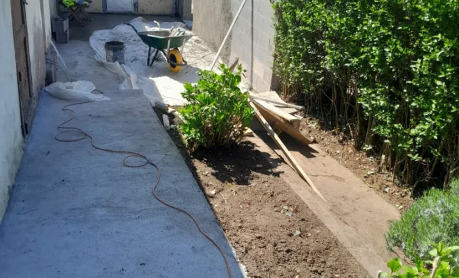 Création de mur pour délimiter un jardin à Neufmaisons, Nancy, Sonmez CTS Isolation